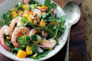 Shrimp & Papaya Salad fresh tropical recipe